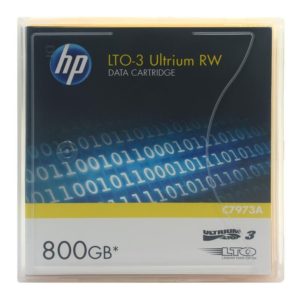HP KIT C/ 25 FITAS DE DADOS LTO-3 ULTRIUM RW 800GB – C7973A